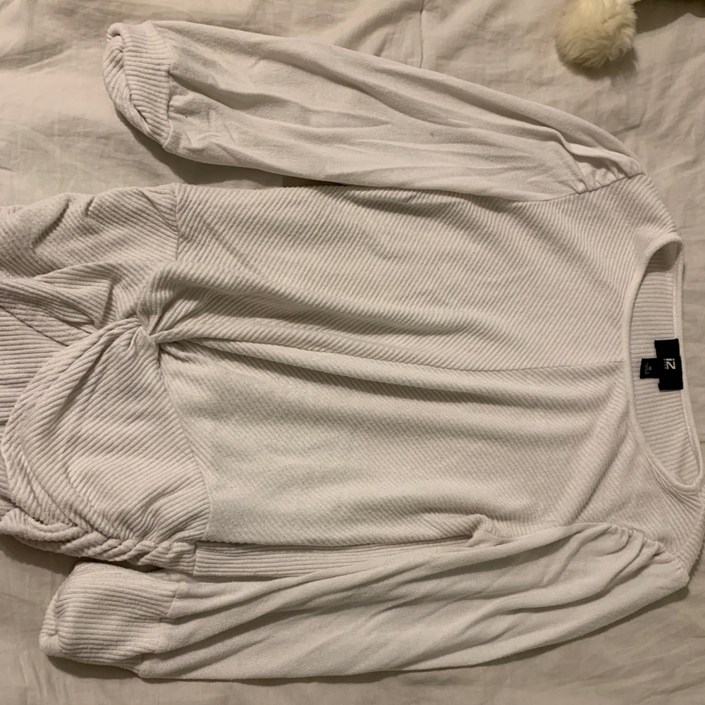 Womens white sweater